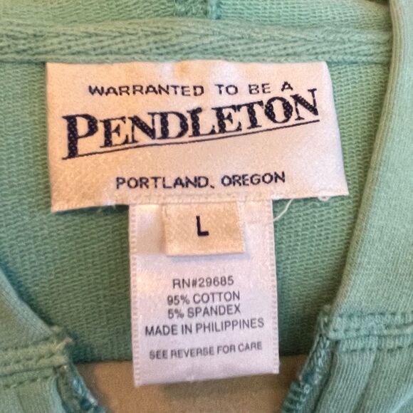 Pendleton Sleeveless Zip Hoody Sweat Jacket - Picture 2 of 7